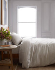 European Linen Stripe Duvet Cover