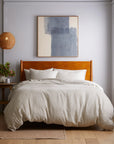 European Linen Stripe Duvet Cover