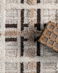 Scarletta Plaid Tasseled Rug