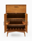 Mid-Century Tall Bar Cabinet (32")