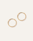 14K Gold Bold Hoops