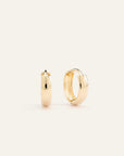 14K Gold Bold Hoops