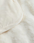 Ruched Faux Fur Throw