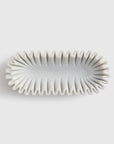 Handcrafted Fluted Marble Decorative Bowl