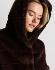 Hooded Faux Fur Jacket