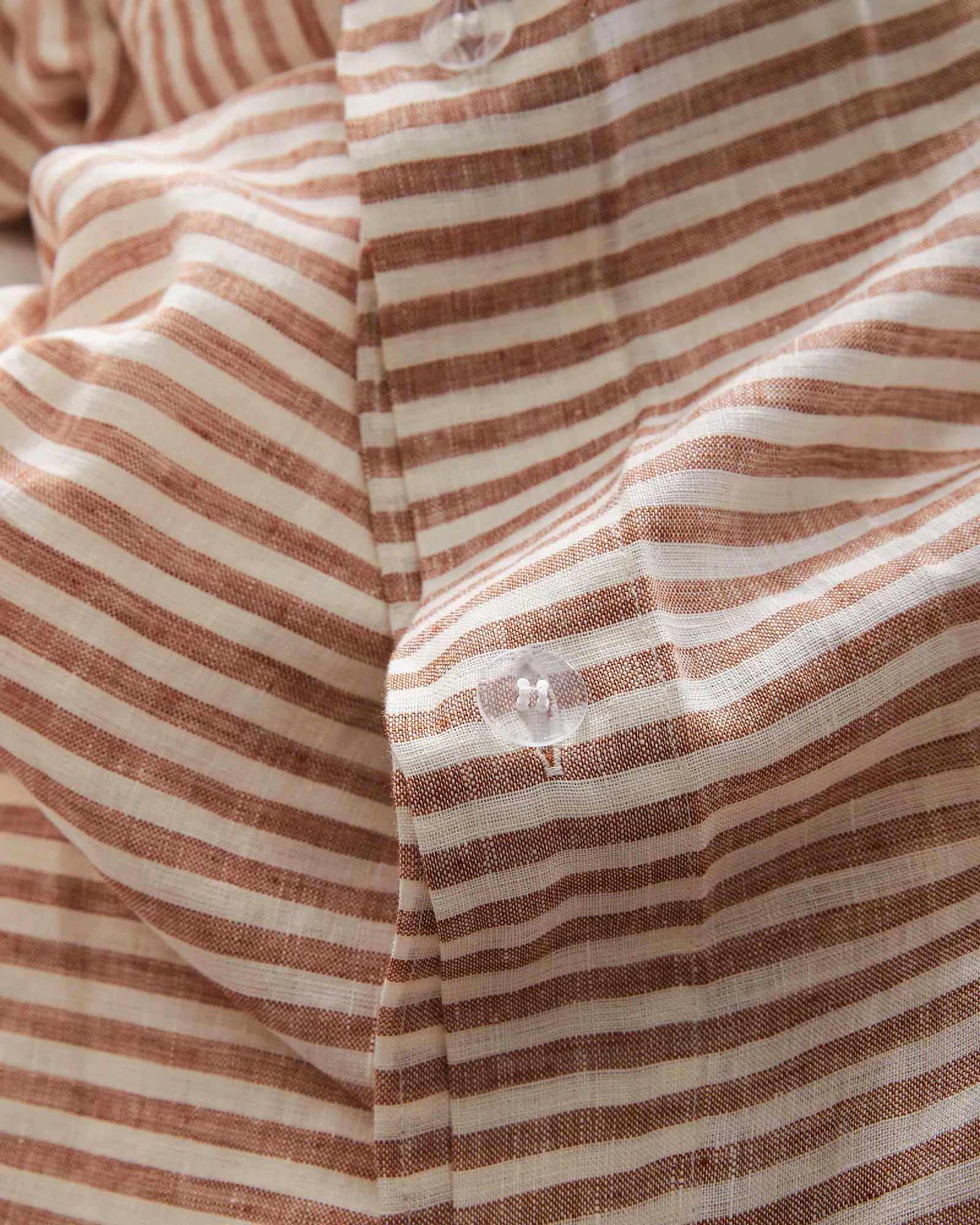 European Linen Stripe Duvet Cover