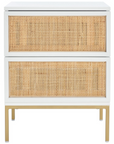 Zadie 2 Drawer Rattan Nightstand