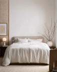 European Linen Stripe Duvet Cover