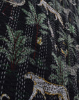 Indian Floral Print Kantha Bedspread - From Where -