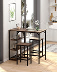 Industrial 3 - Piece Dining Set - From Where -