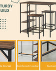 Industrial 3 - Piece Dining Set - From Where -