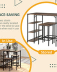 Industrial 3 - Piece Dining Set - From Where -