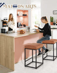 Industrial Counter Height Bar Stool - From Where -