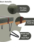 Industrial Entryway Bench - From Where -