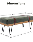 Industrial Entryway Bench - From Where -