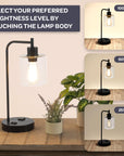 Industrial Lamp with USB Charge Ports - From Where -