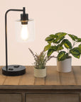 Industrial Lamp with USB Charge Ports - From Where -
