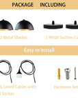 Industrial Pendant Lamp (Set of 2) - From Where -