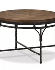 Industrial Round Coffee Table - From Where -