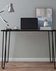 Industrial Style Desk with Hairpin Legs - From Where -