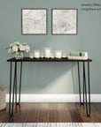 Industrial Style Desk with Hairpin Legs - From Where -