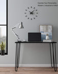 Industrial Style Desk with Hairpin Legs - From Where -