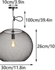 Industrial Style Iron Pendant Lighting - From Where -