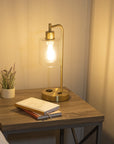 Industrial Table Lamp with USB Charge Ports - From Where -