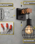 Industrial Wall Sconces (Set of 2) - From Where -