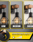 Industrial Wall Sconces (Set of 2) - From Where -