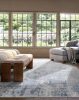 Iris Textured Abstract Rug - From Where Finds -