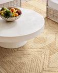 Iris Totem Indoor/Outdoor Flatweave Rug - From Where Finds -
