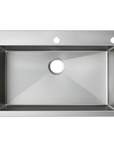 Islet 33"x22" Stainless Steel 18 - Gauge Single - Bowl Dual - Mount Sink - From Where Finds -