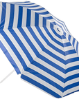 Italian Blue and White 6' Pole Umbrella - From Where -