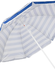 Italian Blue and White 6' Pole Umbrella - From Where -