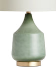 Jade Green Ombre Glass Table Lamp Base - From Where -