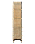 Jane 71" Arched Rattan Bookshelf - From Where Finds -