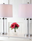Jeanie 25" Glass Cylinder Lamp - From Where Finds -