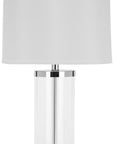 Jeanie 25" Glass Cylinder Lamp - From Where Finds -