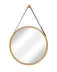 Jeffrey Wood Flat Wall Mirror - From Where -