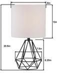 Jermaine 18.75" Table Lamp Set (Set of 2) - From Where -