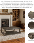 Johnelle Farmhouse Coffee Table - From Where -