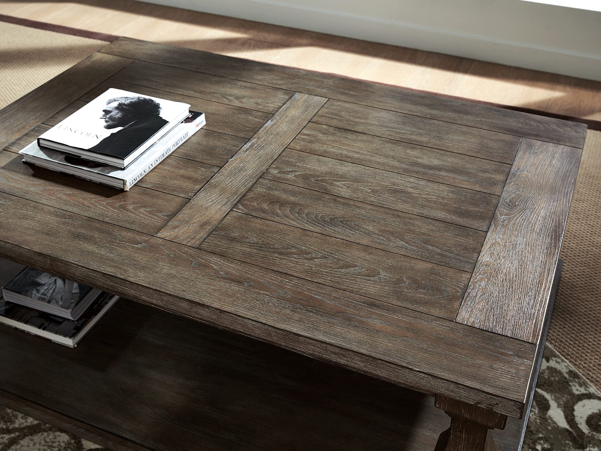 Johnelle Farmhouse Coffee Table - From Where -