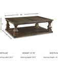 Johnelle Farmhouse Coffee Table - From Where -
