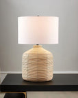 Jolina Rattan Table Lamp - From Where -