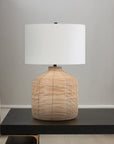 Jolina Rattan Table Lamp - From Where -