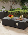 Joycie Metal Propane Fire Pit Table - From Where -