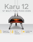 Karu 12 Multi - Fuel Outdoor Pizza Oven - From Where Finds -