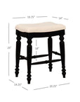 Katy Backless Counter Stool - From Where -