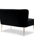 Kenisha 46'' Velvet Loveseat - From Where -